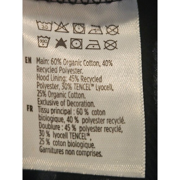 TENTREE WINTER SASQUATCH HOODIE XL- Midnight Black Heather/Hcky - New With Tags - Picture 7 of 8